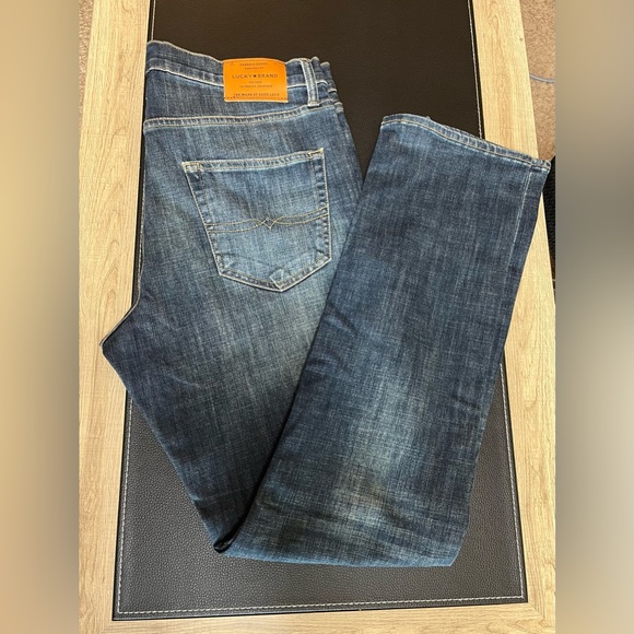NEW Men’s Lucky Brand Bootcut Jeans (410 Athletic Slim) - Picture 2 of 3